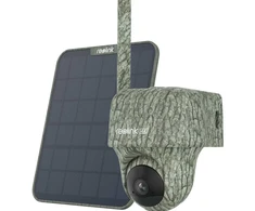 Valdoma 4G IP kamera su SIM jungtimi Reolink Go G450 + Saulės panelė, kamufliažinė, 4G LTE, 4K 8Mpix, PIR, MicroSD jungtis, USB-C, Reolink app