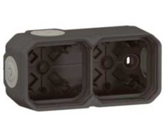 Virštinkinė dėžutė 2 vietų Plexo Legrand 069602L (antracitas)