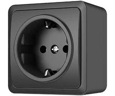 Virštinkinis kištukinis lizdas su įžeminimu Vilma SL+250 RP16-002 SL+ (juoda)