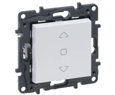 Žaliuzių mygtukas Legrand Niloe Step 863143 (baltas)