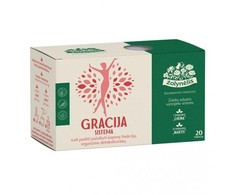 Žolynėlis žolelių arbata Gracija Sistema (Sudeginimas ir Valymas), 40g (20x2g)