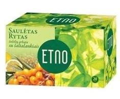 Etno Saulėtas rytas su šaltalankiais žolelių arbata 40g (2 x 20 vnt.)