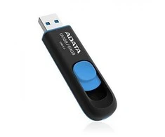 Atmintukas Adata UV128 64GB Juodas/Mėlynas