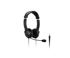 Kensington Classic Laidinės ausinės, 3.5 mm jack, Juoda