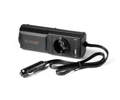 Automobilinis srovės keitiklis, pakrovėjas iš 12V-230V 200W Technaxx 200W TE21