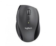 Logitech Marathon M705 Belaidė pelė, RF belaidė, 1000 DPI, Juoda/Pilka