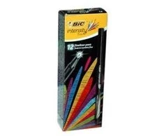 Bic Rašiklis Fineliners Intensity Fine, juodas, pakuotėje 12 vnt. 449206