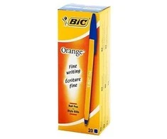 Bic Tušinukas Oranžinis Fine 0.8 mm, mėlyni, pakuotėje 20 vnt.101113