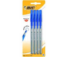 BIC Tušinukas ROUND STIC EXACT 0.8 mm, mėlynas, pakuotėje 4 vnt 408067