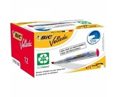 Bic Žymeklis baltai lentai Velleda, 3.7-5.5 mm, kirsta galvutė, raudonas 1 vnt.