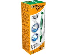 Bic Žymeklis baltai lentai Velleda Liquid Ink 2,2-4,2 mm, žalias, pakuotėje 12 vnt.