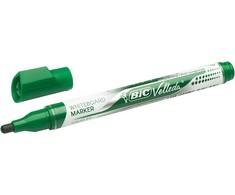Bic Žymeklis baltai lentai Velleda Liquid Ink 2,2-4,2 mm, žalias, pakuotėje 12 vnt.