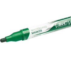 Bic Žymeklis baltai lentai Velleda Liquid Ink 2,2-4,2 mm, žalias, pakuotėje 12 vnt.