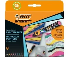 BIC Žymeklis Intensity Paint Marker 8 spalvų rinkinys