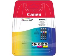 CANON CLI-526 C/M/Y MultiPack Spalva žalsvai rausvai geltona, skirta Pixma