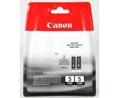 CANON PGI-5BK rašalo kasetė juoda standartinės talpos 2 pakuočių lizdinė plokštelė su signalizacija