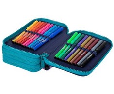 Cool Pack Forminis trijų skyrių penalas su priedais CoolPack Jumper 3 Happy Unicorn