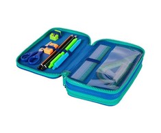 Cool Pack Forminis trijų skyrių penalas su priedais CoolPack Jumper 3 Gradient Ocean