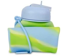Blue Mėlyna Gertuvė silikoninė CoolPack Pump 600 ml Girls Mėlyna