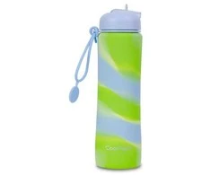 Blue Mėlyna Gertuvė silikoninė CoolPack Pump 600 ml Girls Mėlyna