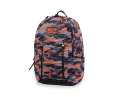 Orange Oranžinis Kuprinė CoolPack Impact II Camo Mesh Oranžinis