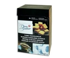 Cukrus Dan Sukker, rudas, gabalinis, 500g