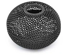 Dėžutė sąvaržėlėms Forpus, magnetinė juoda, perforuoto metalo