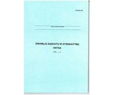 Einamų sąskaitų ir atsiskaitymų knyga 292, A4 (48) 0720-060
