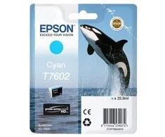 Epson T7602 | Rašalo kasetė | Žydra spalva