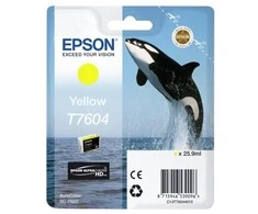 Epson T7604 | Rašalo kasetė | Geltona