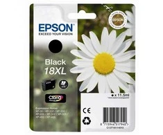 EPSON 18XL rašalo kasetė juodas didelės talpos 11,5ml 470 puslapių 1 pakuotės lizdinė plokštelė be signalizacijos