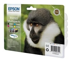 Epson kasečių rinkinys (C13T08954010), juoda, žydra, purpurinė, geltona kasetė