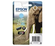 Epson Elephant C13T24354012 rašalo kasetė Originalus Šviesus Cyan 1 vnt