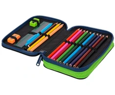Forminis dviejų skyrių penalas su priedais CoolPack Jumper 2 Monster Team