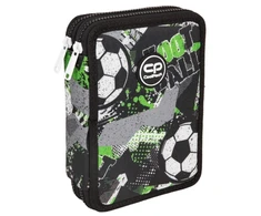 Forminis dviejų skyrių penalas su priedais CoolPack Jumper XL Let's Gol