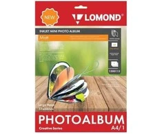 Fotoalbumas Lomond Inkjet Mini Album Large Heart Matinis širdelės formos 51x68mm (didelis)
