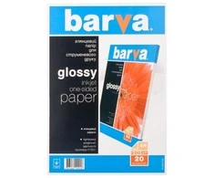 Fotopopierius Barva (IP-C200-T02) Blizgus 200 g/m², A4, 20 lapų