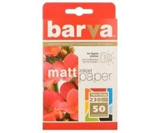 Fotopopierius Barva (IP-A230-023) Matinis 230 g/m², 10x15, 50 lapų