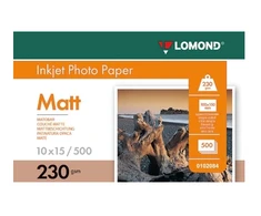 Fotopopierius Lomond Photo Inkjet Paper Matinis 230 g/m2 10x15, 500 lapų