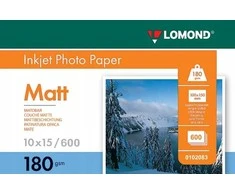 Fotopopierius Lomond Photo Inkjet Paper Matinis 180 g/m2 10x15, 600 lapų