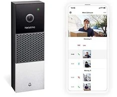 (Grąžinta prekė) Netatmo ndbde išmanusis vaizdo durų skambutis su fotoaparatu, WiFi, 2way Au