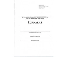 Gyventojo, įsigijusio verslo liudijimą, pajamų ir išlaidų apskaitos žurnalas, A5 (36) 0720-065