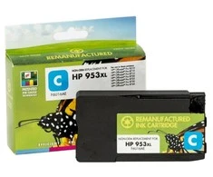 Neoriginali Static Control HP 953XL (F6U16AE) Rašalinė kasetė, Žydra (New chip)