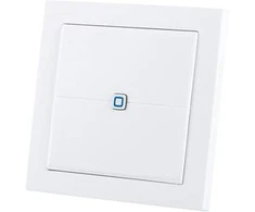 Homematic (Grąžinta prekė) Homematinis IP 155342A0 išmaniųjų namų sienų jungiklis, plokščias, papildom