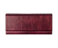 Timer Horizontalus stalo kalendorius Memo PVC 2026m. bordo