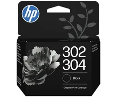 HP 302/304 (B7RT7AE) Rašalinė kasetė, Juoda