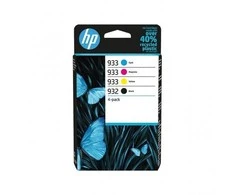 Hewlett Packard (HP) HP 932/933 4-pack (6ZC71AE) Rašalinių kasečių komplektas, BK/C/M/Y