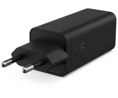 HP C90CKUT Nešiojamo kompiuterio įkroviklis 65W GaN, USB-C, EU, Juoda