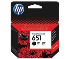 Hewlett Packard (HP) HP 651 (C2P10AE) Rašalinė kasetė, Juoda