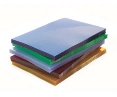 Herlitz Įrišimo viršeliai Prestige, A4, 0.20 mm, skaidrūs, geltoni (100 vnt.)